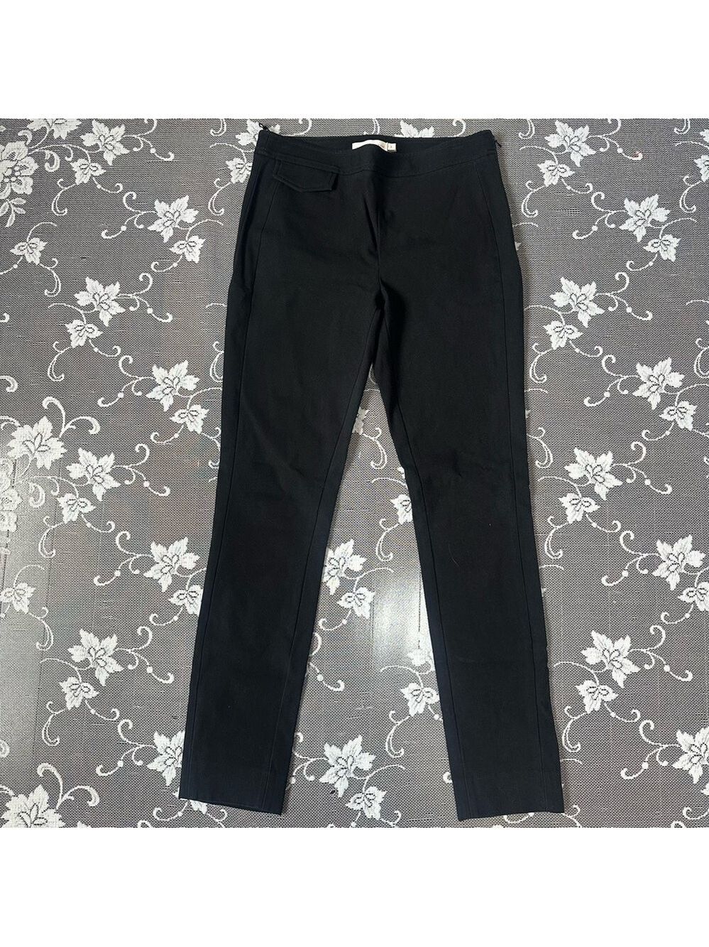 Tory Burch Black Skinny Stretch Pant Sz 4